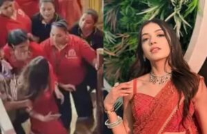 लालबाग राजा के दर्शन करने पहुंची एक्ट्रेस के साथ बदसलूकी, वीडियो वायरल