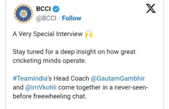 गंभीर, कोहली ने क्रिकेट करियर और पिछली प्रतिद्वंद्विता पर खुलकर की चर्चा, बीसीसीआई ने जारी किया वीडियो