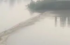 बलिया में बाढ़ का कहर, एनएच 31 टूटा, बिहार से आवागमन बाधित