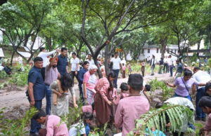 राजभवन में 53 साै पौधे रोपित किए गए