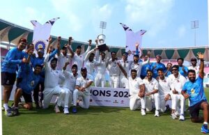 मुंबई ने 27 साल बाद जीता ईरानी कप का खिताब