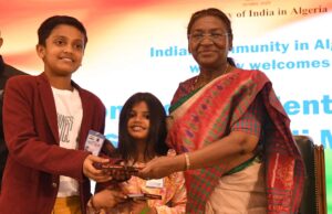 राष्ट्रपति मुर्मु अल्जीरिया में मिलीं