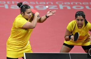 अयहिका-सुतीर्था की जोड़ी ने पदक किया पक्का