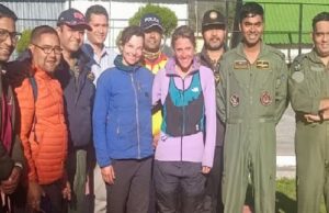 वायु सेना ने तीन दिनों से हिमालय में फंसी