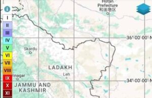 किन्नौर में भूकंप के झटके