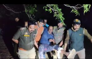मुठभेड़़ में गोकश गोली लगने से घायल