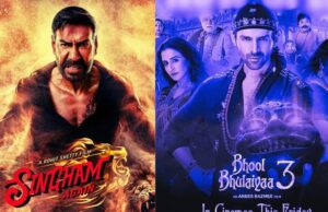 ‘भूल भुलैया-3’ और ‘सिंघम अगेन’ की दिवाली बंपर कमाई