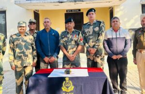 बीएसएफ ने पकड़ा पाकिस्तानी ड्रोन व हेरोइन