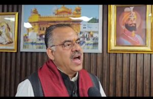 सुखबीर बादल पर जानलेवा हमला चिंताजनक व निंदा योग्य: तरुण चुग