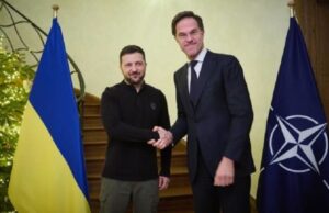 यूक्रेन के राष्ट्रपति जेलेंस्की ने नाटो के महासचिव रुटे से की मुलाकत..
