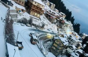 शिमला में विंटर सीजन की पहली बर्फबारी