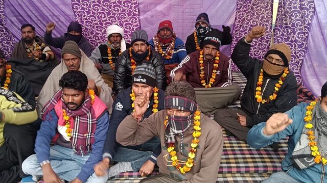 Corporation employees on two-day hunger strike in Yamunanagar