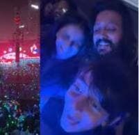 मुंबई में कोल्डप्ले कॉन्सर्ट में शामिल हुए जेनेलिया और रितेश देशमुख