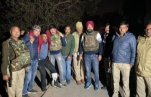 ट्रैक्टर चोरों से पुलिस की मुठभेड़, एक को लगी गोली दूसरे ने किया समर्पण