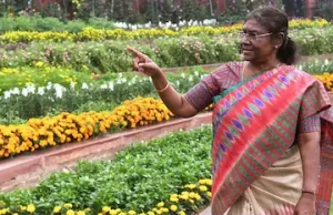 राष्ट्रपति ने अमृत उद्यान का उद्घाटन किया