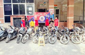 चोरी की 10 बाईक सहित 3 सक्रिय चोर गिरफ्तार