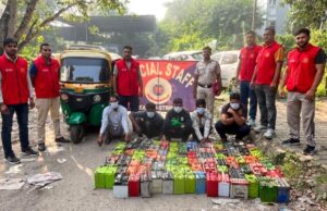 85 बैटरियों सहित 5 आरोपी गिरफ्तार